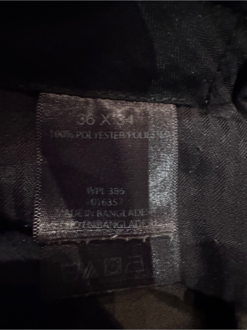 Haggar Men's Dress Pants in  Olive Brown 36 x 34 - Picture 4 of 5